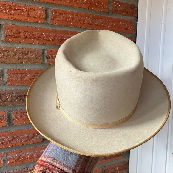 Vintage 50s/60s Stetson 3X Beaver Open Road Hat Size 7 1/8 - Picture 4 of 13